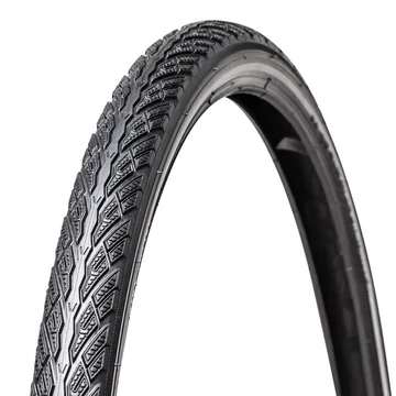 Vee Rubber kerékpáros külső gumi 47-559 26x1,75 VRB447 Comfort Plus, 3mm defektvédelemmel, reflektoros, fekete