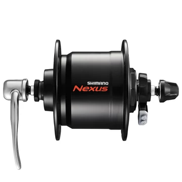 Shimano Nexus DH-C3000 első agydinamó 36 lyukas gyorszáras fekete felnifékes 3.0W