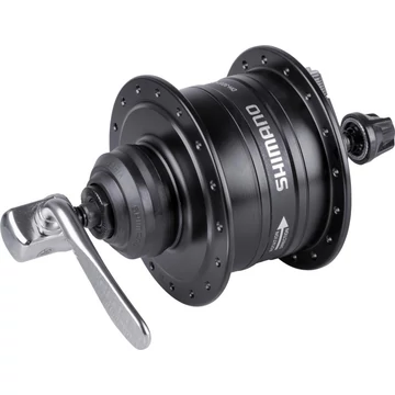 Shimano első agy dinamós nexus 32l qr fekete tárcsafék center lock 3.0w smdh10 kerékpáros