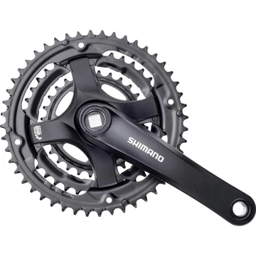 Shimano hajtómű ty 170mm-48x38x28f négyszögtengelyes fekete hg 6/7/8-as kerékpáros
