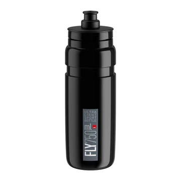 Elite kulacs fly fekete/szürke/szürke logó 750ml 58g kerékpáros