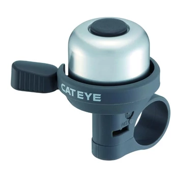 Cateye csengő wind bell pb-1000 kicsi belső mechanikás ezüst/fekete kerékpáros