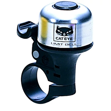 Cateye csengő limit bell pb-800 kicsi külső pengetős ezüst kerékpáros