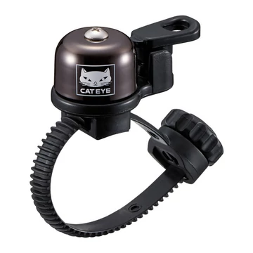 Cateye csengő flex-tight bell oh-2400 pici külső mech fekete kerékpáros