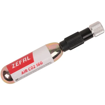 Zefal pumpa co2 ez control alu patronhoz +16g menetes patron 37mm 10g kerékpáros