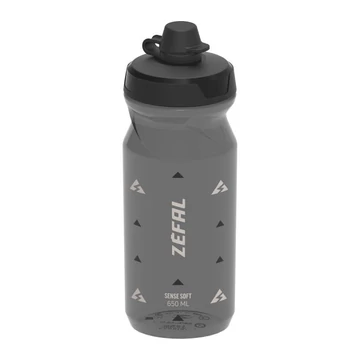 Zefal kulacs sense no-mud 65 - 650ml menetes fekete áttetsző kupakkal kerékpáros