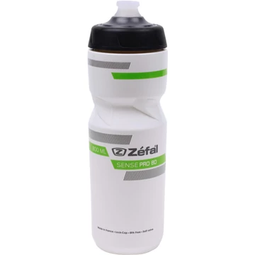 Zefal kulacs sense pro 80 - 800ml menetes fehér (zöld/fekete) kerékpáros