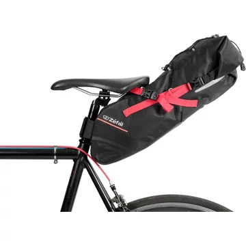 Zefal nyeregtáska z-adventure r11 gravel túratáska 5-11l 5kg-ig fekete 520g kerékpáros