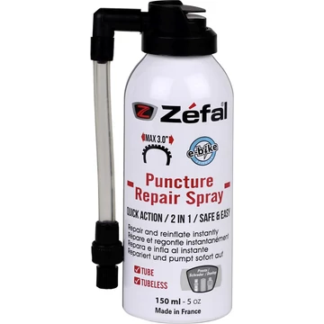 Zefal defekt javító és pumpa spray 150ml 12db kerékpáros
