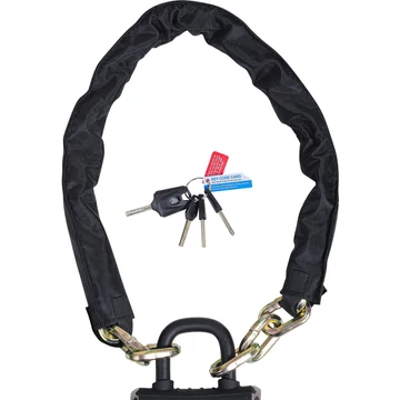 Zefal lakat k-traz m18 láncos 10x1100mm 3kulccsal fekete 325kg kerékpáros