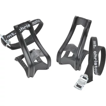 Zefal klipsz+szíj mtb l/xl (42 felett) pár müanyag fekete 112g kerékpáros
