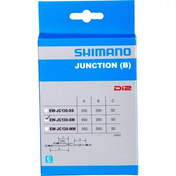 Shimano y-split rooting ew-jc130-sm e-tube connector x3 cable length (l kerékpáros