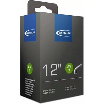 Schwalbe belső 12 av1 12x175-240 40mm 45fokos 80g  kerékpáros
