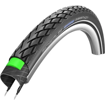 Schwalbe külső 622-25(28x100) marathon perf hs420 green ec reflex csík tw 520g  kerékpáros