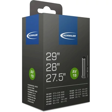 Schwalbe belső 29/275 av19 29/275x150-240 40mm 220g  kerékpáros