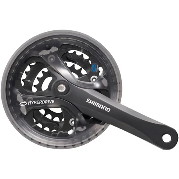 Shimano hajtómű acera 175mm-42x32x22f négyszögtengelyes fekete hg 7/8-as lv kerékpáros