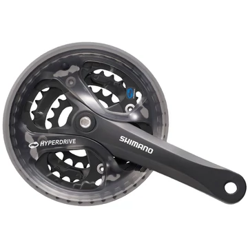 Shimano hajtómű acera 175mm-48x38x28f négyszögtengelyes fekete hg 7/8-as lv kerékpáros