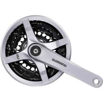 Shimano hajtómű ty 175mm-42x34x24f négyszögtengelyes ezüst hg 6/7/8-as lv kerékpáros