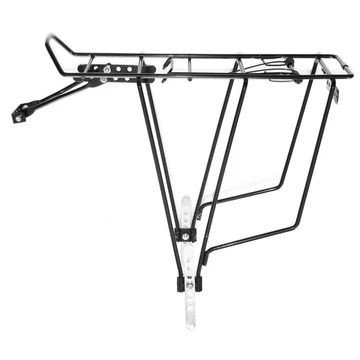 Velotech/Noname Csomagtartó 24-28" acél fekete kerékpáros