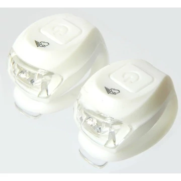 Velotech Villogó 2LED FEHÉR kerékpáros