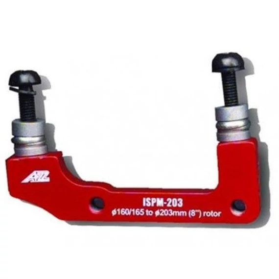 a2Z 110mm-es villasaru távolsághoz való IS->PM 203mm tárcsafék adapter [piros] kerékpáros