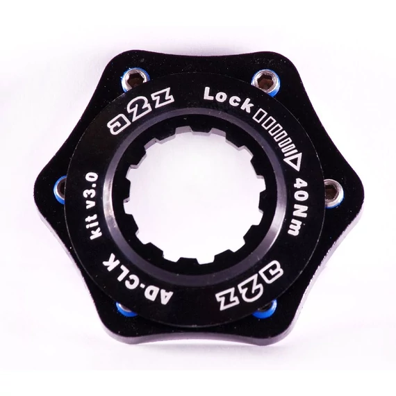 a2Z AD-CLK centerlock adapter [fekete] kerékpáros