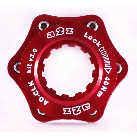 a2Z AD-CLK centerlock adapter [piros] kerékpáros