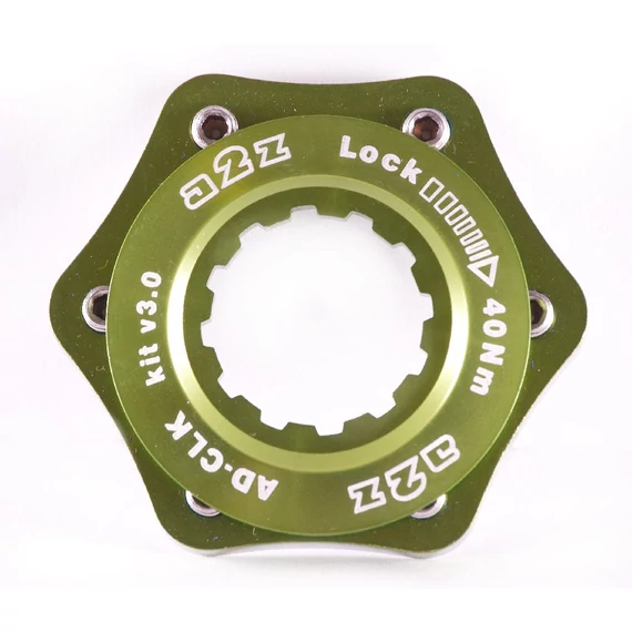 a2Z AD-CLK centerlock adapter [zöld] kerékpáros