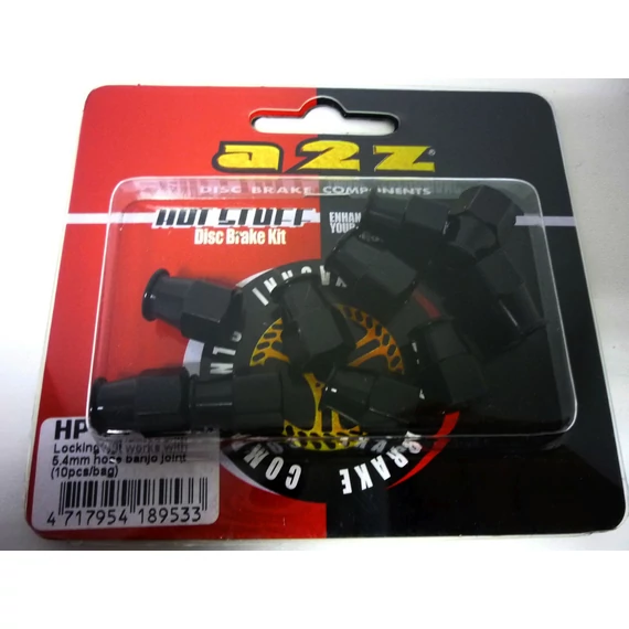 a2Z HP-04 alu zárócsavar [fekete, 5.4 mm] kerékpáros