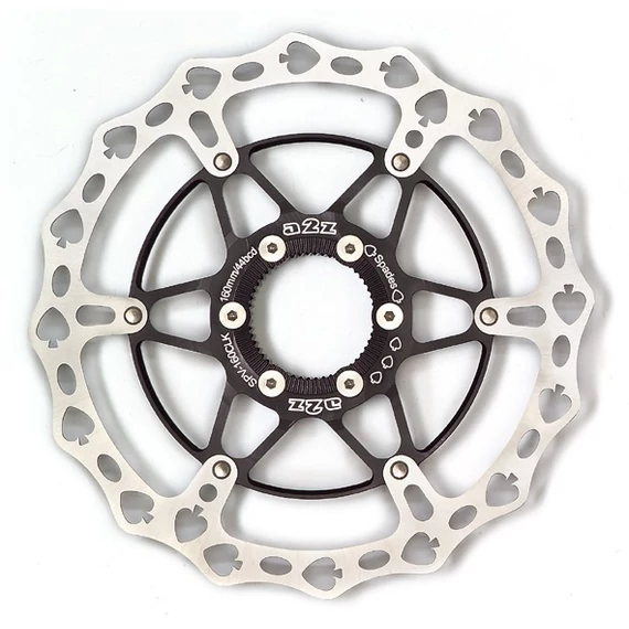 a2Z Teppan Yaki SPV CenterLock féktárcsa [fekete pikk, 180 mm] kerékpáros