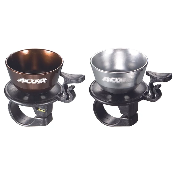 Acor ABE-2803 kávéscsésze csengő [ezüst] kerékpáros