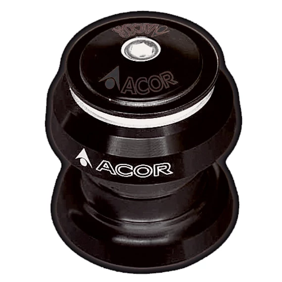 Acor AHS-701 normál kormánycsapágy 1 1/8" Ahead villanyakhoz [fekete] kerékpáros