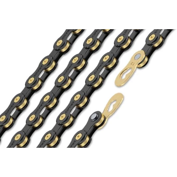 Connex 12SB Black Edition 12 sebességes lánc [fekete-arany, 126 szem] kerékpáros