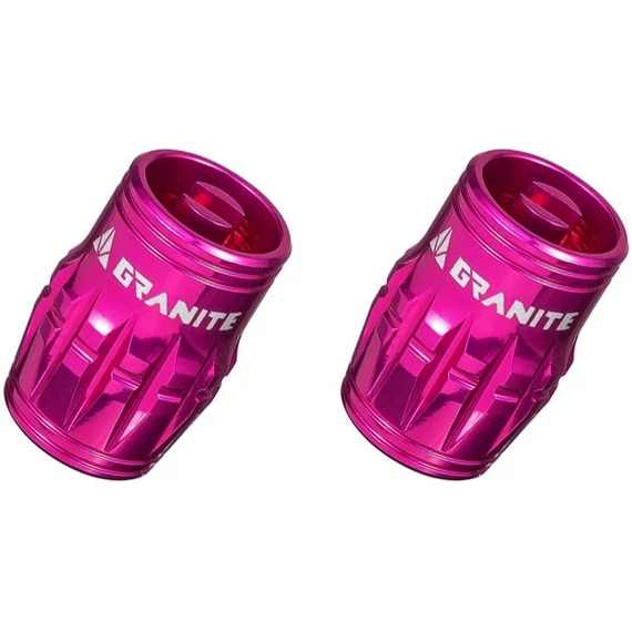 Granite Juicy Nipple Schrader szelepsapka (2 pár) [pink] kerékpáros