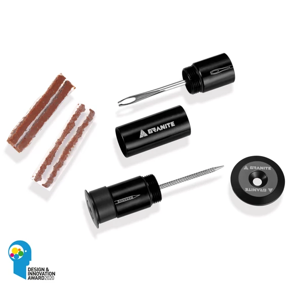 Granite Stash tire plug tubeless defektjavító készlet [fekete] kerékpáros