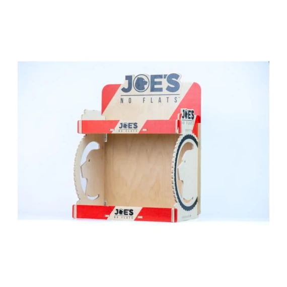Joe's No-Flats Wooden Counter display (kicsi) kerékpáros