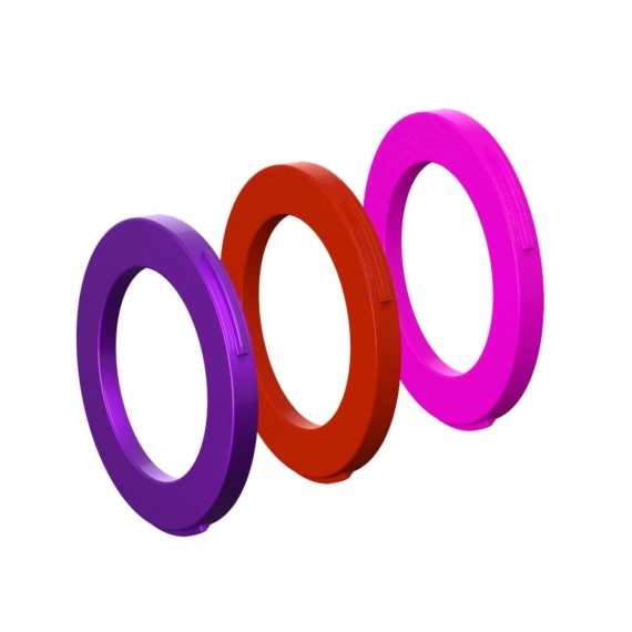 Magura MT féknyereghez gyűrű szett (2 dugattyús) [lila-piros-pink] kerékpáros