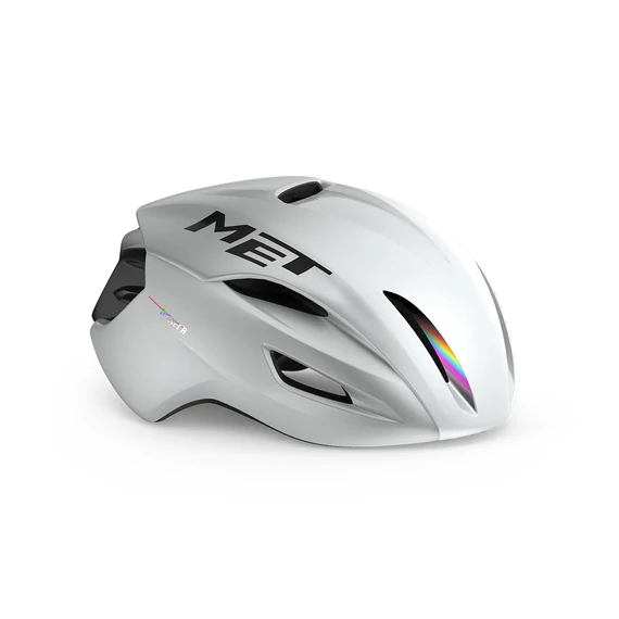 MET Manta Mips kerékpáros sisak [fényes fehér-holografikus, 56-58 cm (M)]