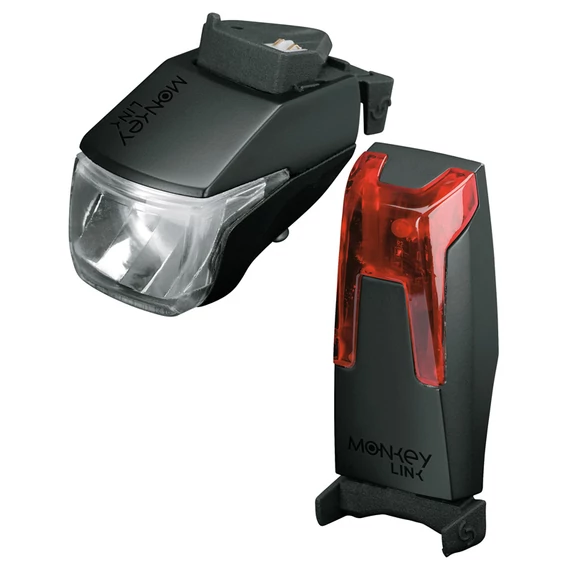 MonkeyLink MonkeyLight 50 Lux CS Connect első+hátsó lámpa ebike akkumulátorhoz kerékpáros