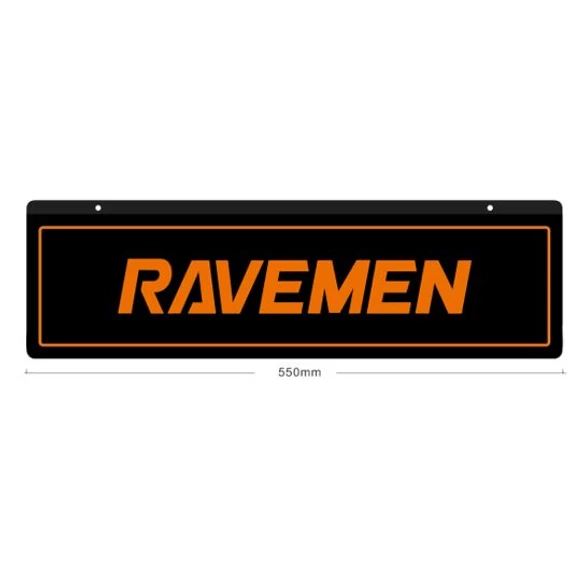 Ravemen metal header board kerékpáros