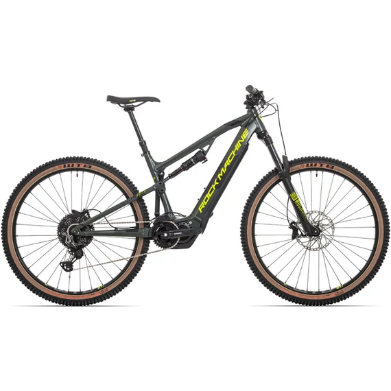 Rock Machine Blizzard INT2 e50-29 elektromos MTB kerékpár [17", matt khaki-sárga-szürke] kerékpáros