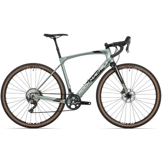 Rock Machine Gravelride CRB 900 gravel kerékpár [56 cm (L), fényes világos menta/gyöngyházfehér] kerékpáros