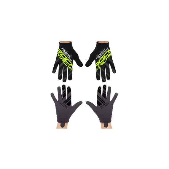 Rock Machine Race FF átmeneti hosszú ujjú kerékpáros kesztyű [khaki/fekete, XL]