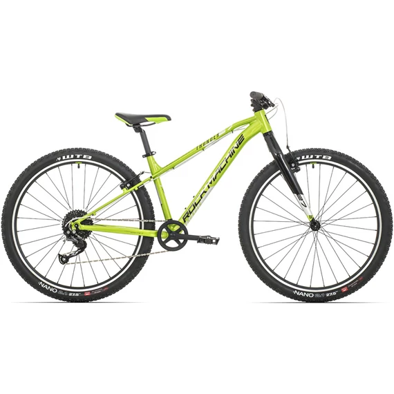 Rock Machine Thunder 27 VB 27.5"-os junior kerékpár [15", zöld-ezüst-fekete] kerékpáros