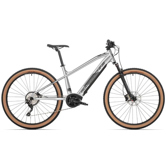 Rock Machine Torrent INT e70-29B elektromos MTB kerékpár [19" (L), fényes ezüst/fekete] kerékpáros