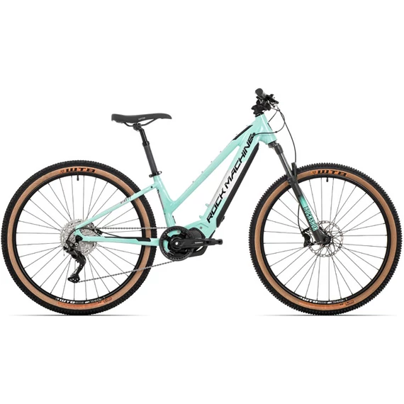 Rock Machine Torrent INT e90-29 Lady női elektromos MTB kerékpár [17.5" (M), fényes menta/ezüst/fekete] kerékpáros