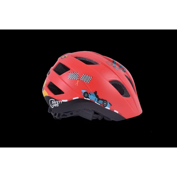 Safety Labs Reno Light gyermek kerékpáros sisak [piros, 48-53 cm (S)]