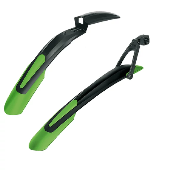 SKS-Germany Blade 29 sárvédő szett [fekete-zöld] kerékpáros