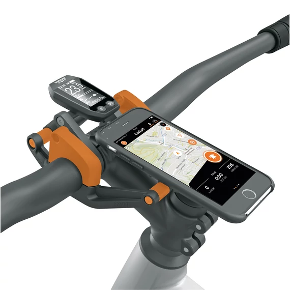SKS-Germany Compit/E (Shimano/Yamaha/Bosch) távtartó rendszer okostelefon tartóhoz kerékpáros