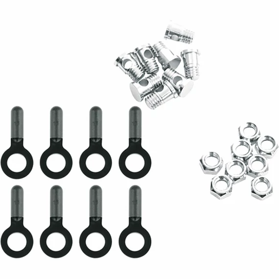 SKS-Germany sárvédőrögzítő csavar/anya/záróvég Chromplastics/Longboardhoz kerékpáros